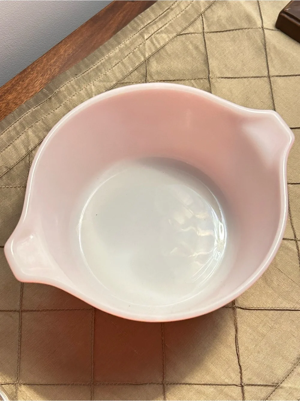 Pyrex Pink Gooseberry Covered Casserole Dish 1 Qt. With Lid